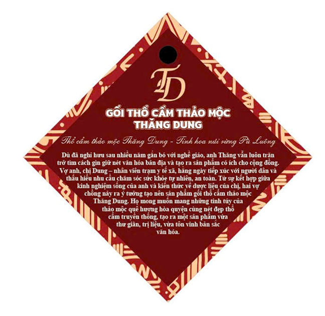 GỐI THỔ CẨM THẢO MỘC THĂNG DUNG